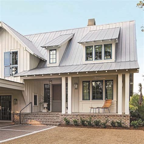 southern living house metal roof|24 Farmhouse House Plans That You'll Want To Call Home.